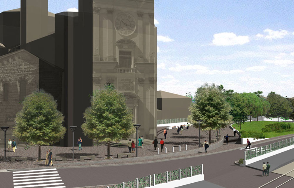 Piazza della Chiesa - Arosio (CO) - Andrea Savio - Architetto