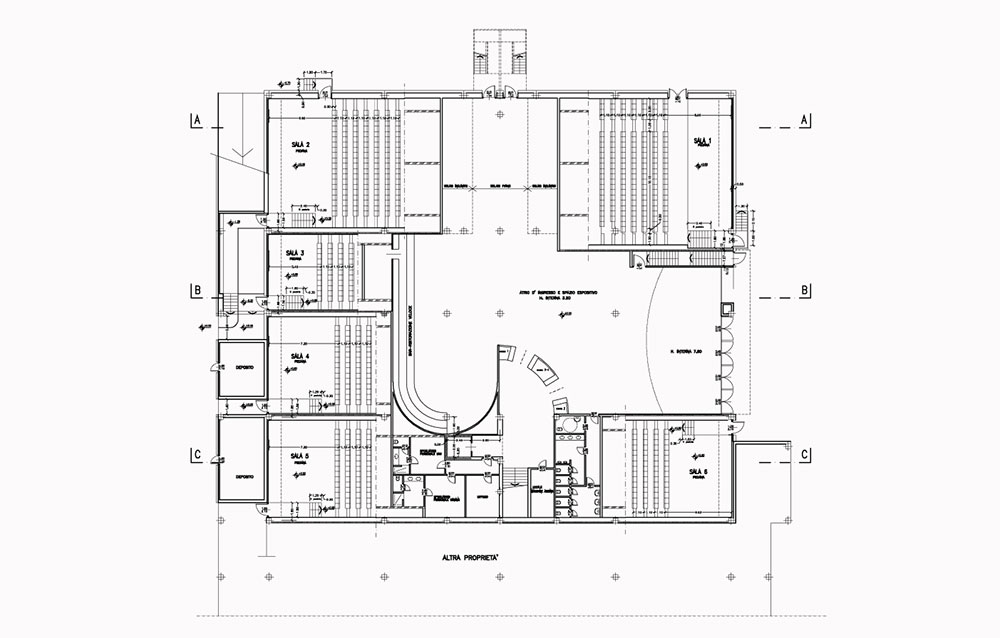 Cinema Multisala Cinelandia - Borgo San Dalmazzo (CN) - Andrea Savio - Architetto