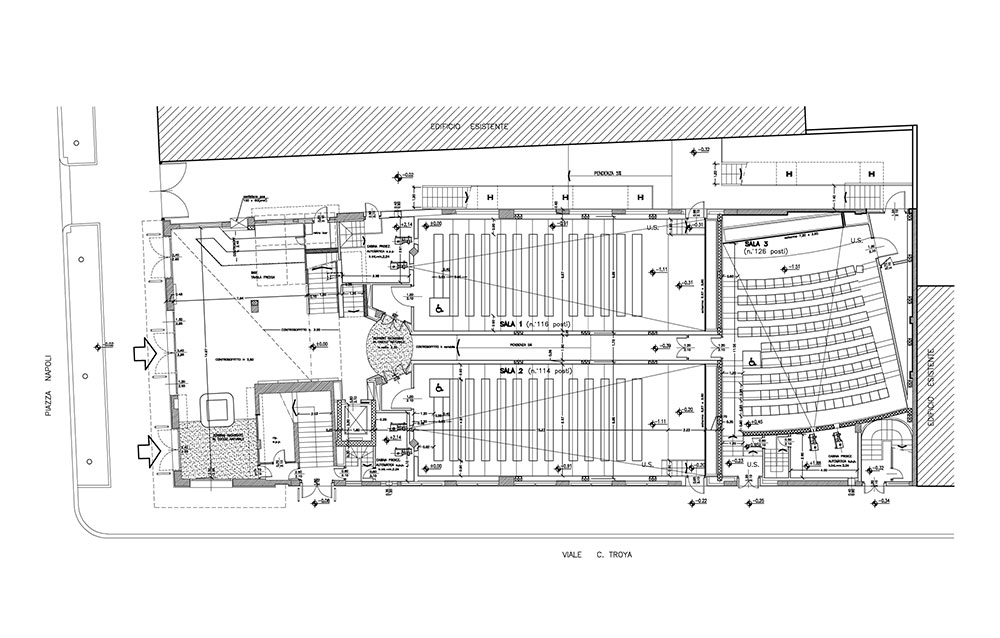 Cinema Multisala Ducale - Piazza Napoli - Milano - Andrea Savio - Architetto