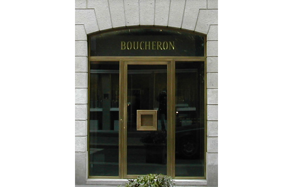 Gioielleria Boucheron - Via Montenapoleone - Milano - Andrea Savio - Architetto